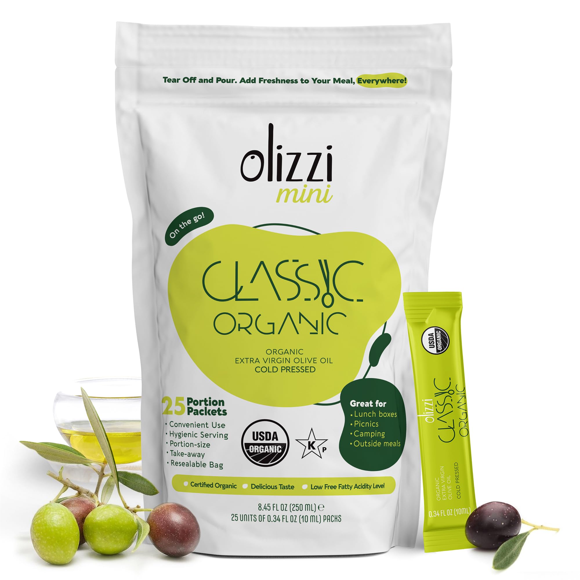Amazon.com : Olive Oil Packets - Olizzi Classic Organic Extra